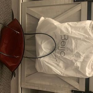 Red/Rosegold/Maroon over the moon purse